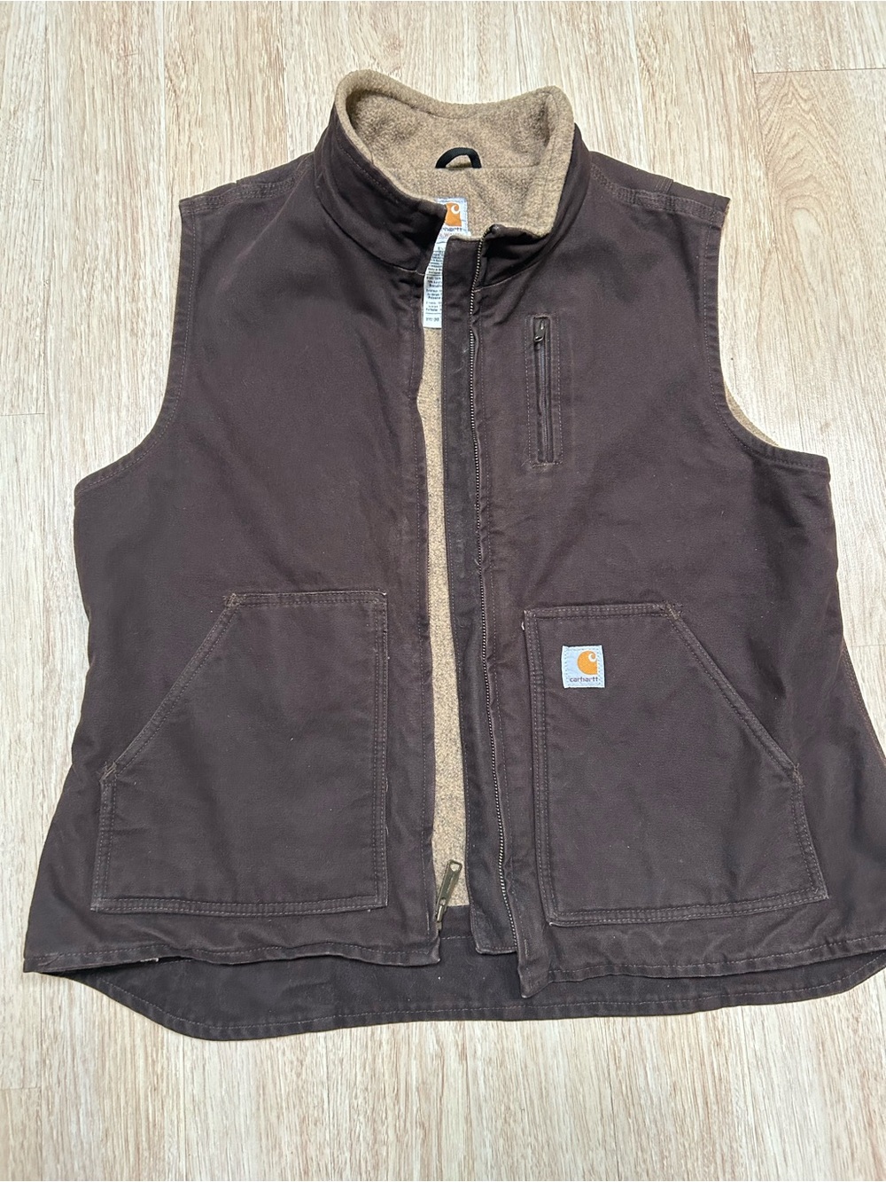 Carhartt Women’s fleece lined vest XL